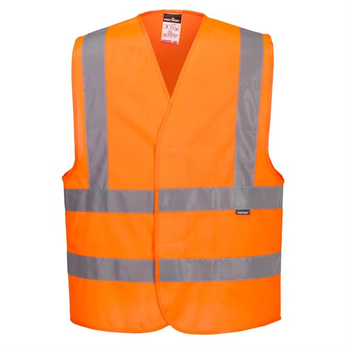 Portwest Hi-Vis Two Band & Brace Vest - Orange