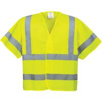 Portwest Hi-Vis Short Sleeved Vest - Yellow