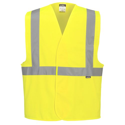 Portwest Hi-Vis One Band & Brace Vest - Yellow