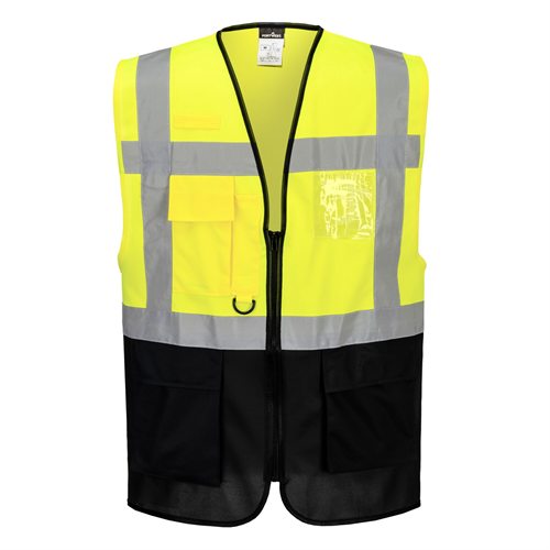 Portwest Warsaw Executive Vest - Yellow/Navy