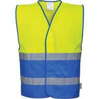 Portwest Hi-Vis Two Tone Vest - Yellow/Royal