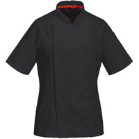 Portwest Chef's Women's Mesh Air Pro Jacket S/S - Black