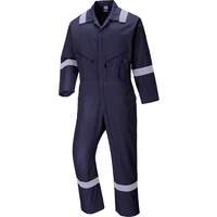 Portwest Iona Cotton Coverall - Navy