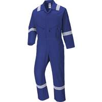 Portwest Iona Cotton Coverall - Royal Blue