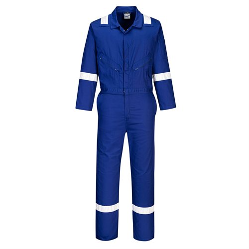 Portwest Iona Cotton Coverall - Royal Blue