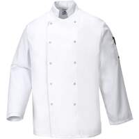 Portwest Suffolk Chefs Jacket L/S - White