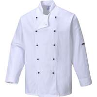 Portwest Somerset Chefs Jacket L/S - White