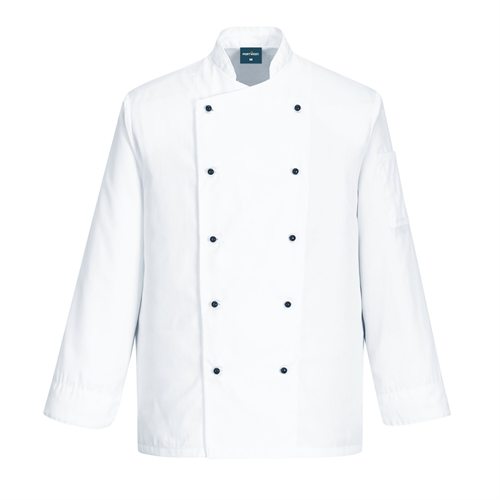 Portwest Somerset Chefs Jacket L/S - White