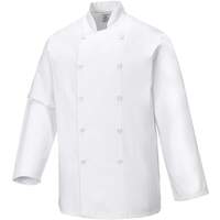 Portwest Sussex Chefs Jacket L/S - White