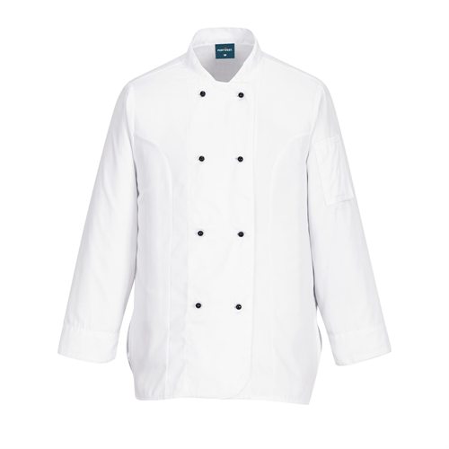 Portwest Rachel Women's Chefs Jacket L/S - White