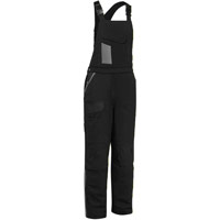 Portwest WX1 Two Tone Cotton Bib and Brace - Black/Grey