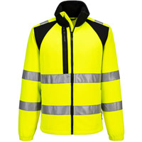 Portwest WX2 Eco Hi-Vis Fleece - Yellow/Black