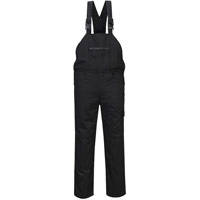 Portwest WX2 Eco Stretch Bib and Brace - Black