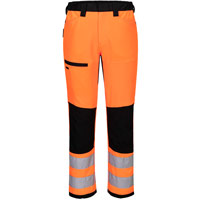 Portwest WX2 Eco Hi-Vis Class 2 Service Trouser - Orange/Black