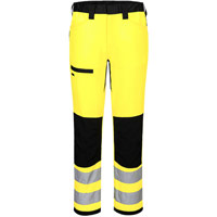 Portwest WX2 Eco Hi-Vis Class 2 Service Trouser - Yellow/Black