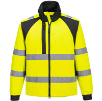 Portwest WX2 Eco Hi-Vis Work Jacket - Yellow/Black