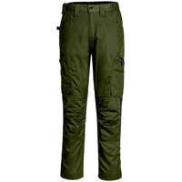 Portwest WX2 Eco Stretch Trade Trousers - Olive Green