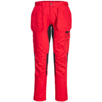 Portwest WX2 Eco Stretch Holster Trousers - Deep Red