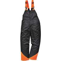 Portwest Oak Chainsaw Bib and Brace - Black