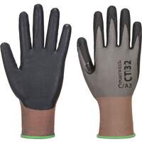 Portwest CT MR18 Micro Foam Nitrile Cut Glove - Grey/Black