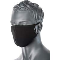 Portwest 2-Ply Anti-Microbial Fabric Face Mask (Pk25) - Black