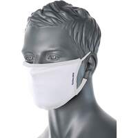 Portwest 3-Ply Anti-Microbial Fabric Face Mask (Pk25) - White