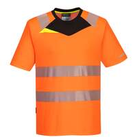 Portwest DX4 Hi-Vis T-Shirt S/S - Orange/Black
