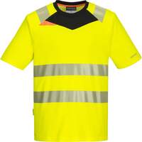 Portwest DX4 Hi-Vis T-Shirt S/S - Yellow/Black