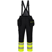 Portwest DX4 Hi-Vis Class 1 Winter Bib and Brace - Yellow/Black