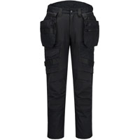 Portwest DX4 Detachable Holster Pocket Trousers - All Black
