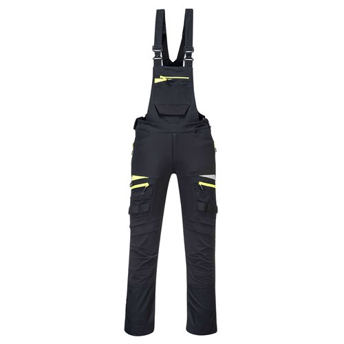 Portwest DX4 Work Bib and Brace - Black