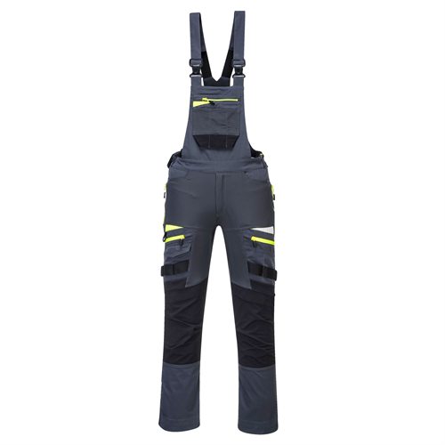 Portwest DX4 Work Bib and Brace - Metal Grey