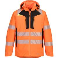 Portwest DX4 Hi-Vis Winter Jacket - Orange/Black
