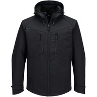 Portwest DX4 Hooded Softshell (3L) - All Black