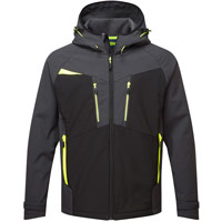 Portwest DX4 Hooded Softshell (3L) - Metal Grey
