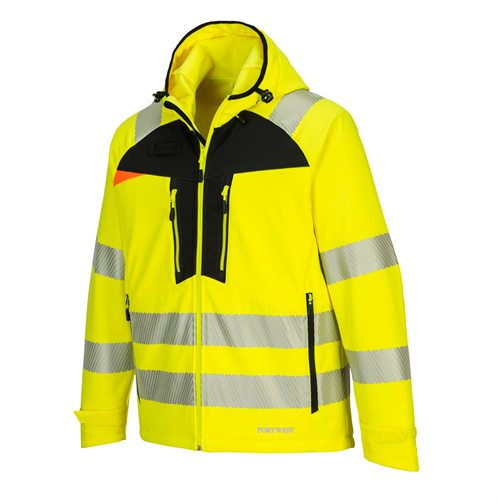 Portwest DX4 Hi-Vis Softshell (3L) - Yellow/Black