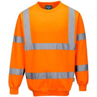 Portwest ES1 Essential Hi-Vis Sweatshirt - Orange