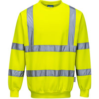 Portwest ES1 Essential Hi-Vis Sweatshirt - Yellow