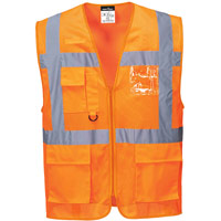 Portwest ES1 Essential Hi-Vis Mesh Executive Vest - Orange