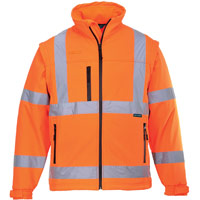 Portwest ES1 Essential Hi-Vis Softshell Jacket (2L) - Orange