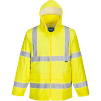 Portwest ES1 Essential Hi-Vis Rain Jacket - Yellow