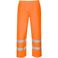 Portwest ES1 Essential Hi-Vis Rain Trouser - Orange