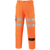 Portwest ES1 Essential Hi-Vis Combat Trouser - Orange
