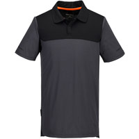 Portwest EV4 Lightweight Polo Shirt S/S - Metal Grey