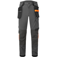 Portwest EV4 Stretch Holster Trousers - Metal Grey Tall