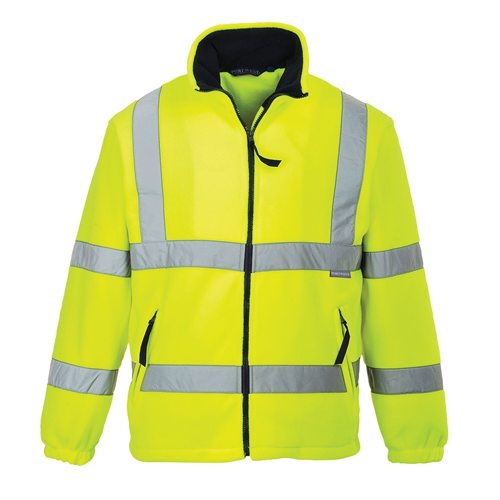 Portwest Hi-Vis Mesh Lined Fleece - Yellow