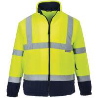 Portwest Hi-Vis Two Tone Fleece - Yellow/Navy