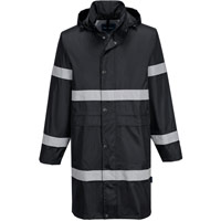 Portwest Iona Rain Jacket 100cm - Black
