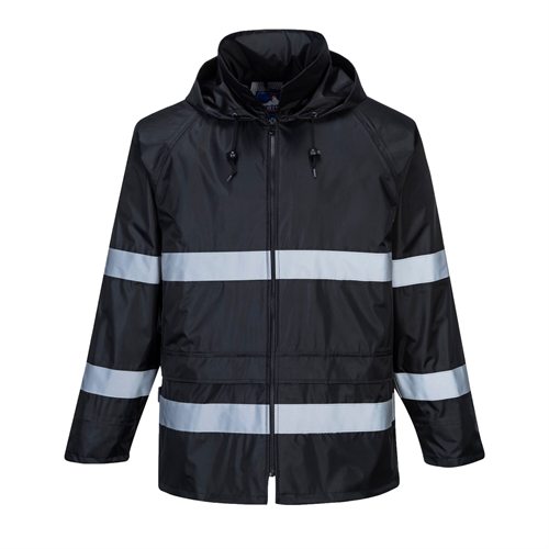 Portwest Classic Iona Rain Jacket - Black