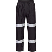 Portwest Iona Enhanced Lightweight Packable Trousers - Black